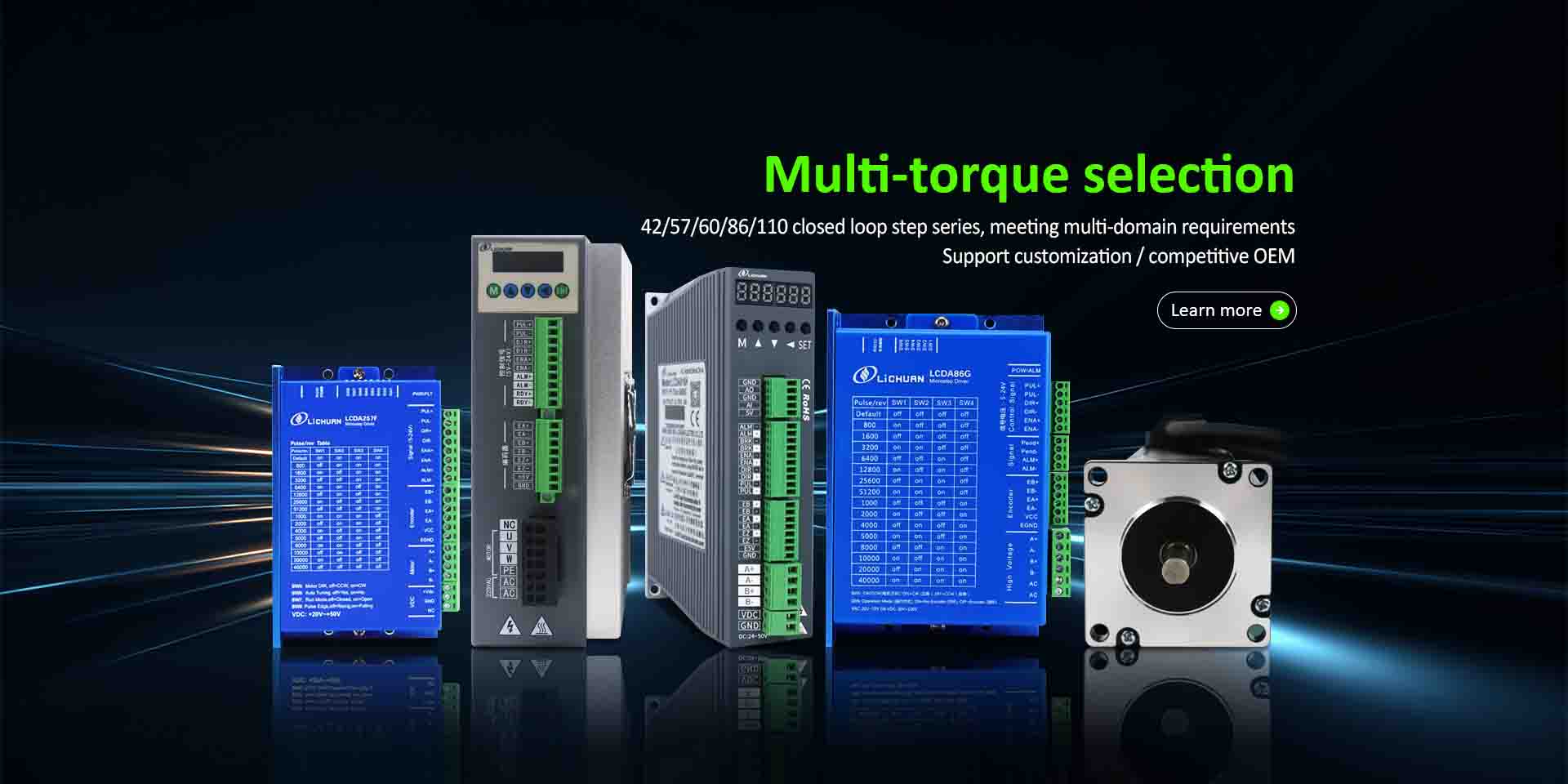 China Closed Loop Opened Loop Stepper Motor Driver Factory