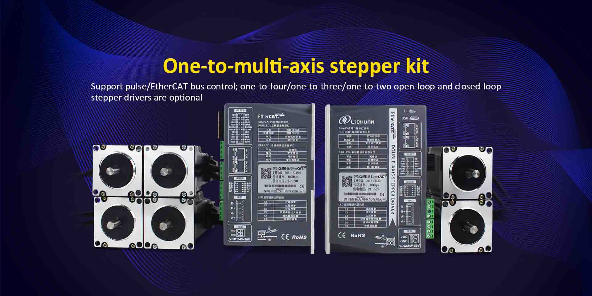 China One-to-multi-axis Stepper Motor Driver Kit Manufacturers